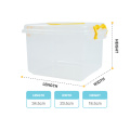 popular new design multipurpose box clear plastic storage bins with lid